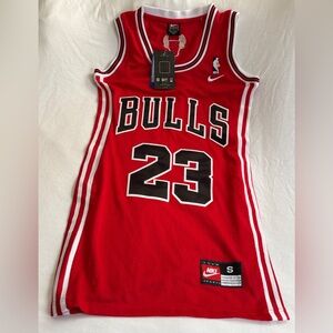 NWOT: Small Nike Bulls Red Jersey (#107)